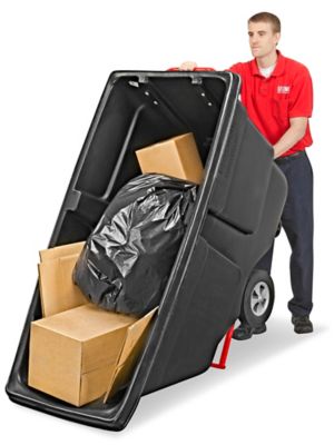 Rubbermaid&reg; Utility Tilt Truck - 1 Cubic Yard, Black H-1109BL