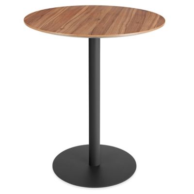 Metro – Table à hauteur de bar – 36 po de diamètre, noyer