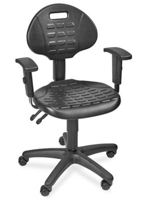 Uline Polyurethane Work Chair with Arms H 11207 Uline