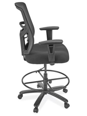 Big and Tall Mesh Work Stool H-11211 - ULINE