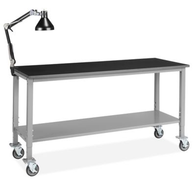 Lab Workbench with Bottom Shelf - 72 x 30