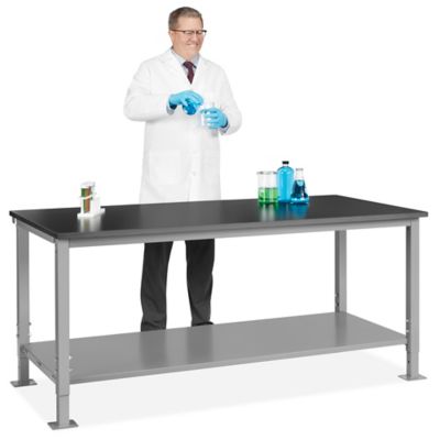 Lab Workbench with Bottom Shelf - 72 x 36