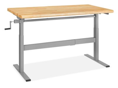  Manual Adjustable Height Workbench - Standard, 60 x 30"
