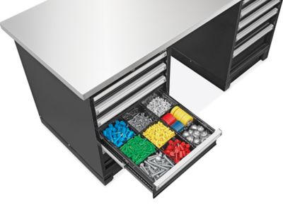 Modular Drawer 2-Pedestal Workbench - 72 x 30
