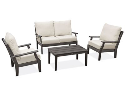 Polywood&reg; Deep Seating Collection Set - Dune H-11334DUNE