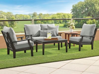 Polywood® Deep Seating Collection Set - Gray H-11334GR - ULINE