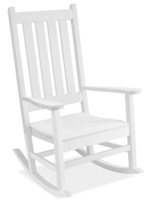 Polywood® Rocking Chair - White H-11335W - Uline