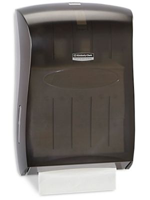Folded Towel Dispenser Plastic, Smoke H1133SM Uline