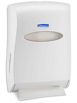 Folded Towel Dispenser - Plastic, White H-1133W