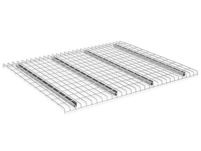 Treillis en fil de métal pour rayonnage à palettes robuste – 58 po de largeur, 48 po de profondeur