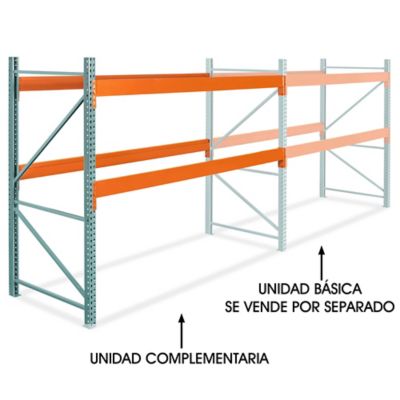 Unidad Complementaria de Racks de Uso Pesado para Tarimas - 120 x 48 x ...