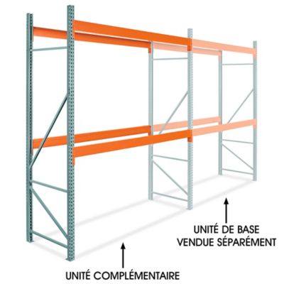 Add-On Unit for Heavy-Duty Pallet Rack - 120 x 42 x 144" H-11375-ADD