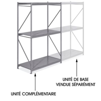 Add-On Unit for Bulk Storage Rack - Steel Decking, 72 x 36 x 120" H-11388