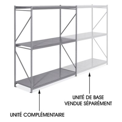 Add-On Unit for Bulk Storage Rack - Steel Decking, 96 x 36 x 120" H-11390
