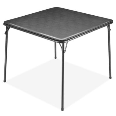 Vinyl Folding Card Table - 34 x 34