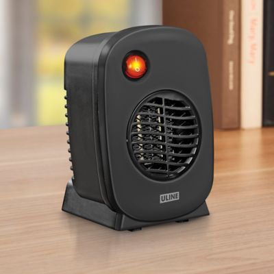 Desktop Heater - Black H-11500BL - ULINE
