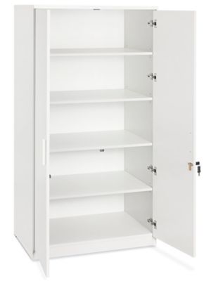 Designer Storage Cabinet - 5-Shelf, White