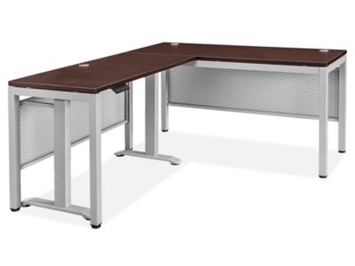 Downtown L-Desk with Adjustable Height Return - 60 x 72", Espresso H-11650ESP