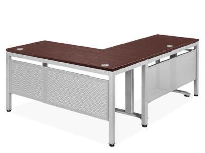 Downtown L-Desk with Adjustable Height Return - 60 x 72