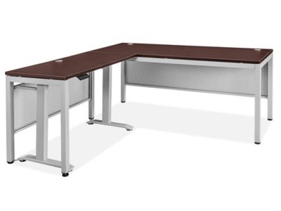 Downtown L-Desk with Adjustable Height Return - 72 x 78", Espresso H-11651ESP