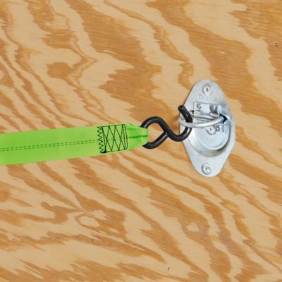 VEVOR Sangles à Cliquet Sangles d'Arrimage E-Track Lot de 8 Sangles de Serrage, 4,57 m x 5 cm