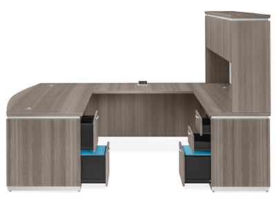Downtown Executive U-Desk with Hutch - 72 x 108