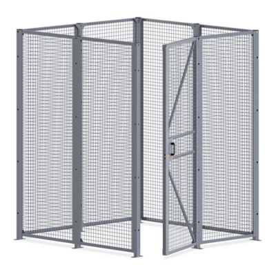 Hinged Door for Wire Security Room - 3 x 8' H-11786 - ULINE