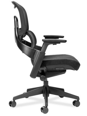 Executive Mesh Chair - Black H-11817BL - ULINE