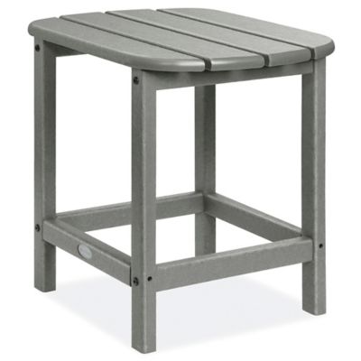 Polywood&reg; Adirondack Side Table - Gray H-11832GR