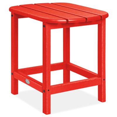 Polywood&reg; Adirondack Side Table - Red H-11832R