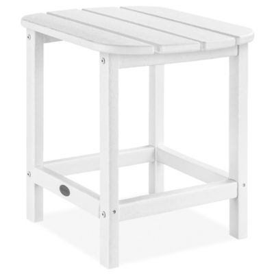 Polywood&reg; Adirondack Side Table - White H-11832W