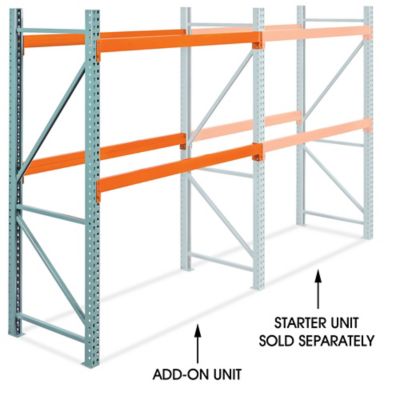 Add-On Unit for Two-Shelf Pallet Rack - 72 x 36 x 96" H-11855-ADD