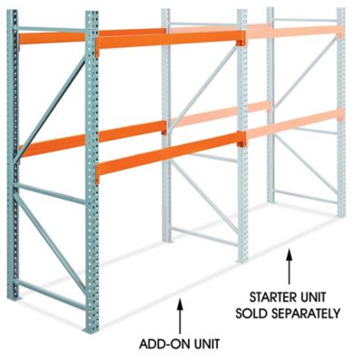 Add-On Unit for Two-Shelf Pallet Rack - 72 x 42 x 96" H-11856-ADD