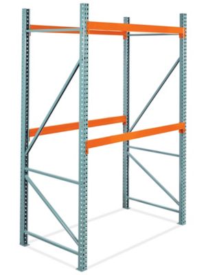 Two-Shelf Pallet Rack Starter Unit - 72 x 48 x 120" H-11860
