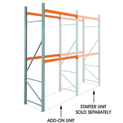 Add-On Unit for Two-Shelf Pallet Rack - 72 x 42 x 144" H-11861-ADD