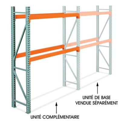Add-On Unit for Pallet Rack - 72 x 24 x 96" H-11864-ADD