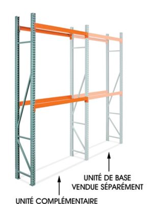 Add-On Unit for Pallet Rack - 72 x 24 x 144" H-11866-ADD