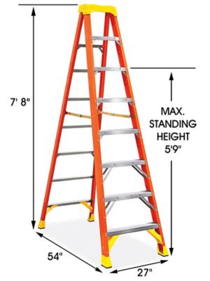 8ft a deals frame ladder