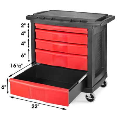 Rubbermaid® Mobile Workcenter - 32 x 21 x 33