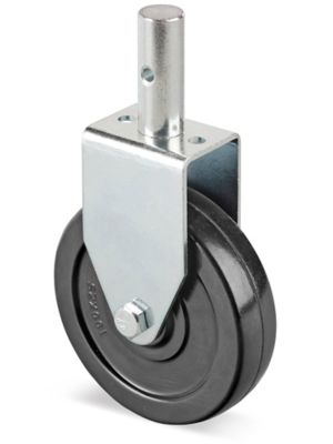 Caster for Mail Cart - Rigid, 4 x 1" H-1199-RGDWH