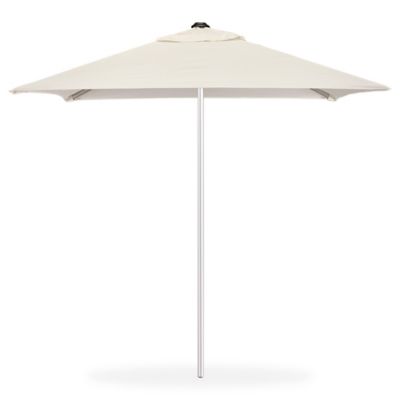 Poolside Umbrella - 7.5' Square, Ivory H-12035I