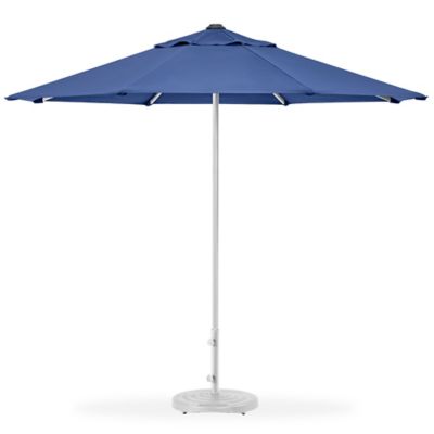 Deluxe Poolside Umbrella - 9' Octagon, Navy H-12036BLU - ULINE