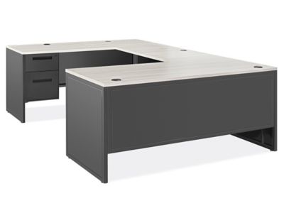 Industrial Office U-Desk - 66 x 102"
