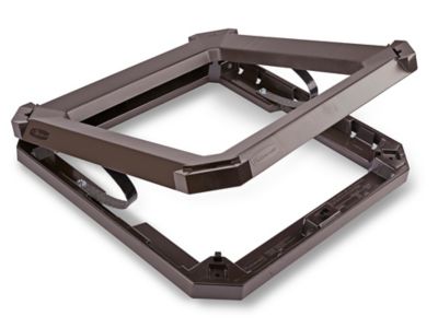 Rubbermaid® Landmark Series™ Hinged Collar H1209MVGNL Uline