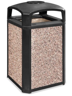 Rubbermaid<sup>&reg;</sup> Landmark Series<sup>&trade;</sup> Trash Can - 50 Gallon, Ash Tray Top