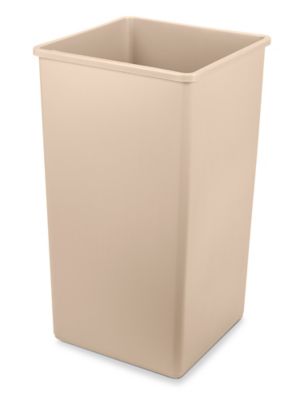 Rubbermaid® Trash Can with Wheels - 50 Gallon, Yellow H-1107Y - Uline