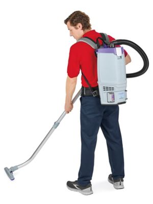 ProTeam backpack vacuum 107645 GoFree FlexPro II HEPA battery