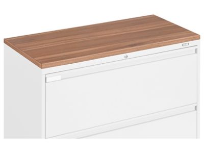 Dessus stratifié pour classeur latéral – 36 x 18 po, noyer