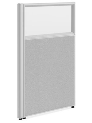 Single End Panel with Window for Downtown Privacy Workstations - 24 x 42" H-12167
