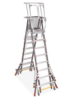 Little Giant&reg; Safety Cage Ladder - 8-14'  Platform Height H-12179
